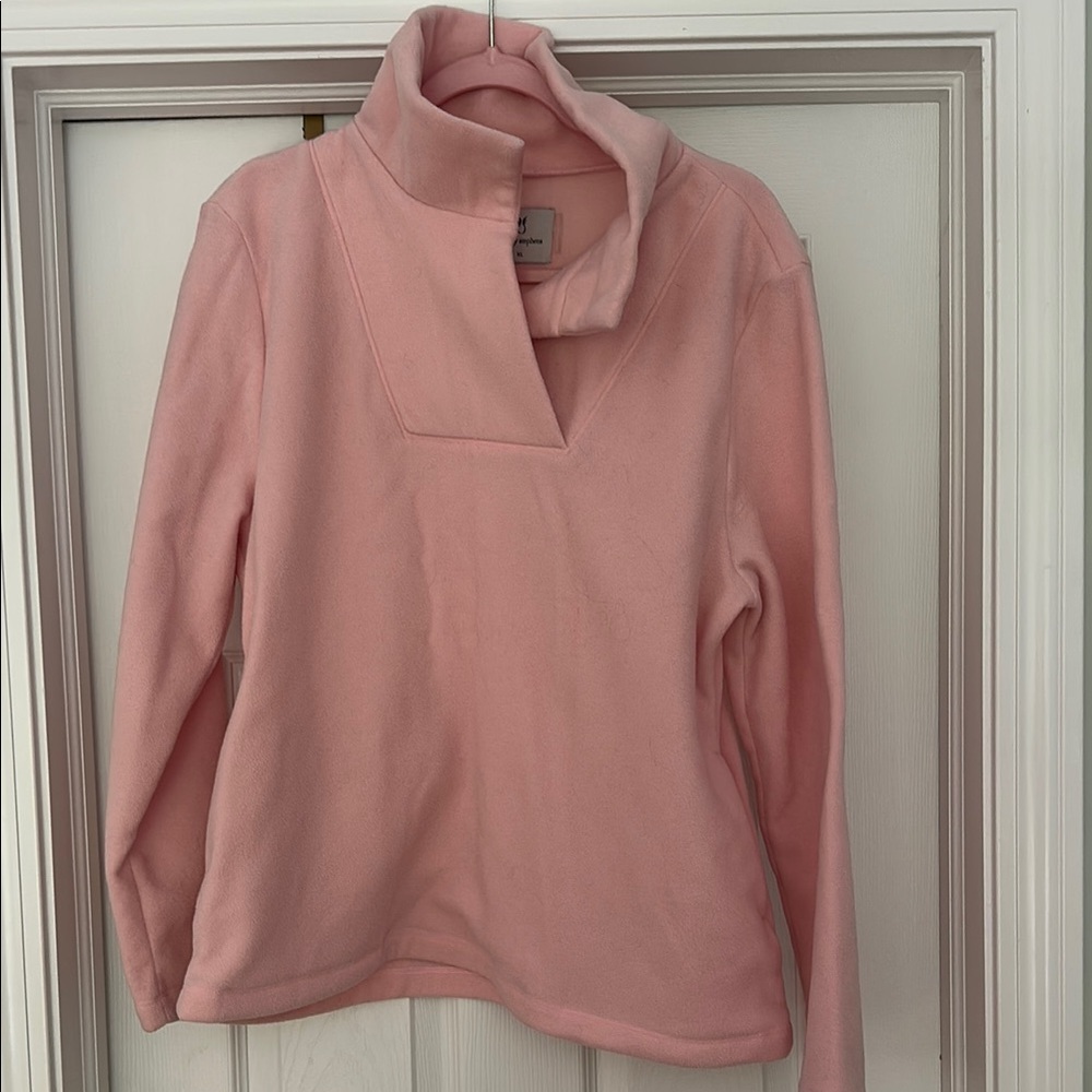 Dudley Stephens Pink Ingrid pullover Vello fleece